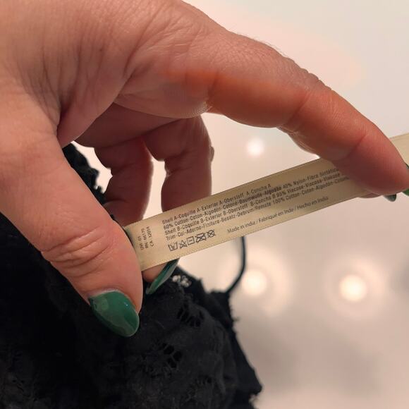 Free People ONE Adella Longline Bralette Top Size Small - Picture 5 of 7